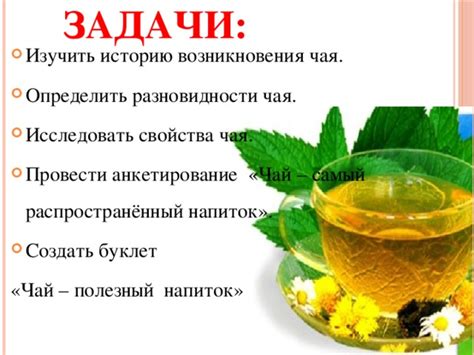 Влияние тонизирующего чая на организм