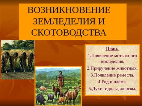 Значение разделения ремесла от земледелия