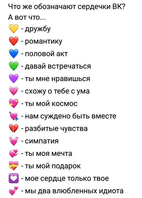 Значение сердечек в WhatsApp