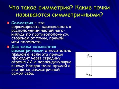 Изображение симметричных отношений