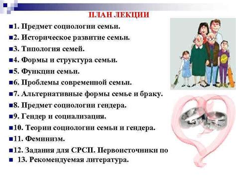 Историческое развитие понятия семьи