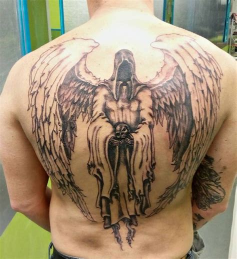 История и происхождение татуировки ангела смерти