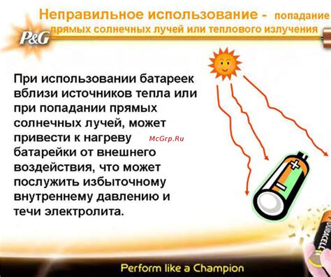 Неправильное использование