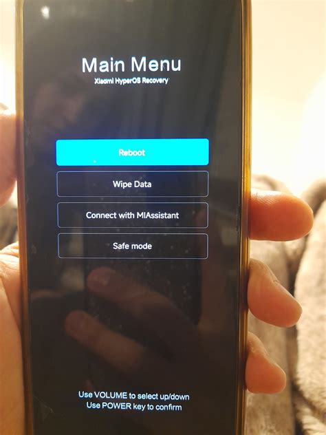 Обзор функции reboot wipe data connect with miassistant