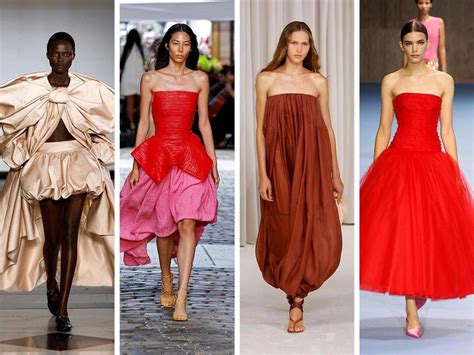 Объемные платья и юбки