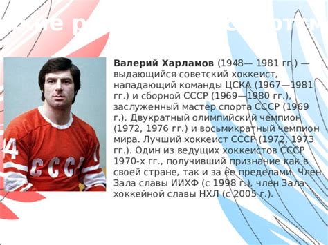 Определение хоккейной команды и ее составляющих