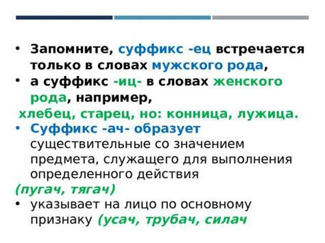 Основное значение суффикса «ous»