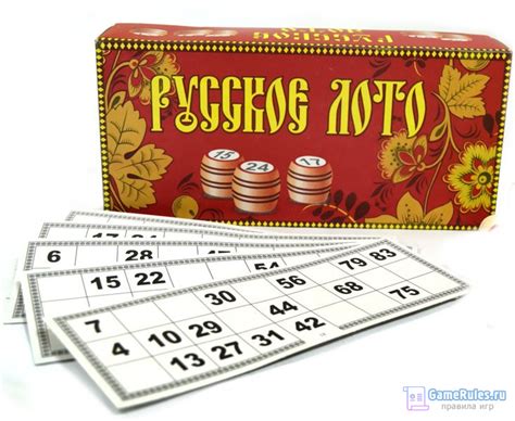 Основы игры в Русское лото