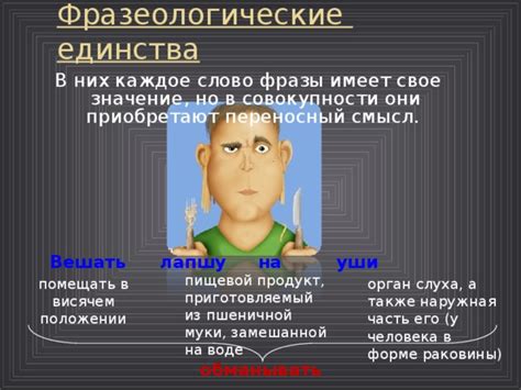 Переносный смысл фразы