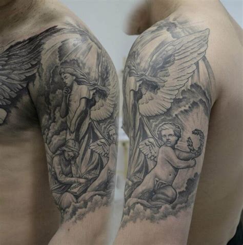 Разнообразие стилей и вариаций татуировки ангела смерти