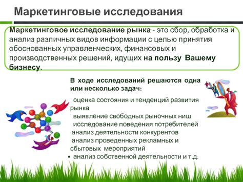 Сбор информации и исследование рынка