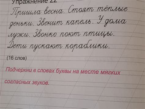 Советы по подчеркиванию мягких согласных