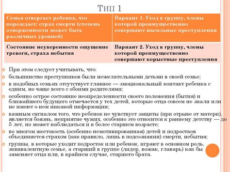 Социальные и психологические факторы