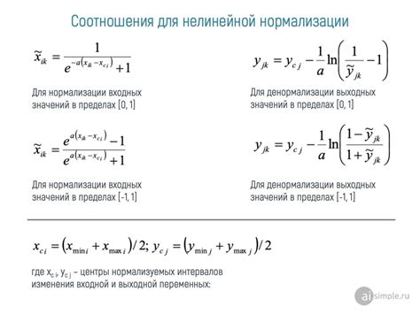 Средневзвешенная нормализация