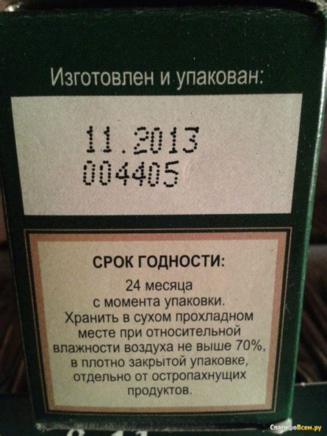 Срок годности: понятие и значение