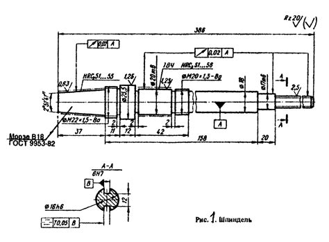 Типичные характеристики шпинделя: