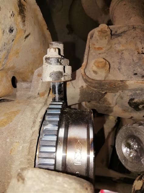 Установка шруса без кольца АБС